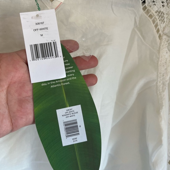 Farm Rio Off-White Romantic Blouse - Picture 6 of 6